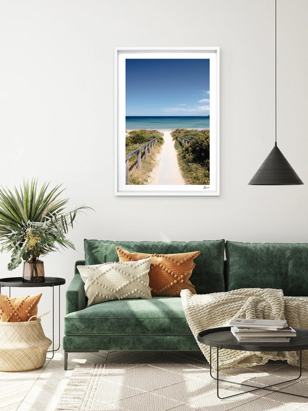Off to the Beach - Freshwater Wall Art Print - Australia Unseen
