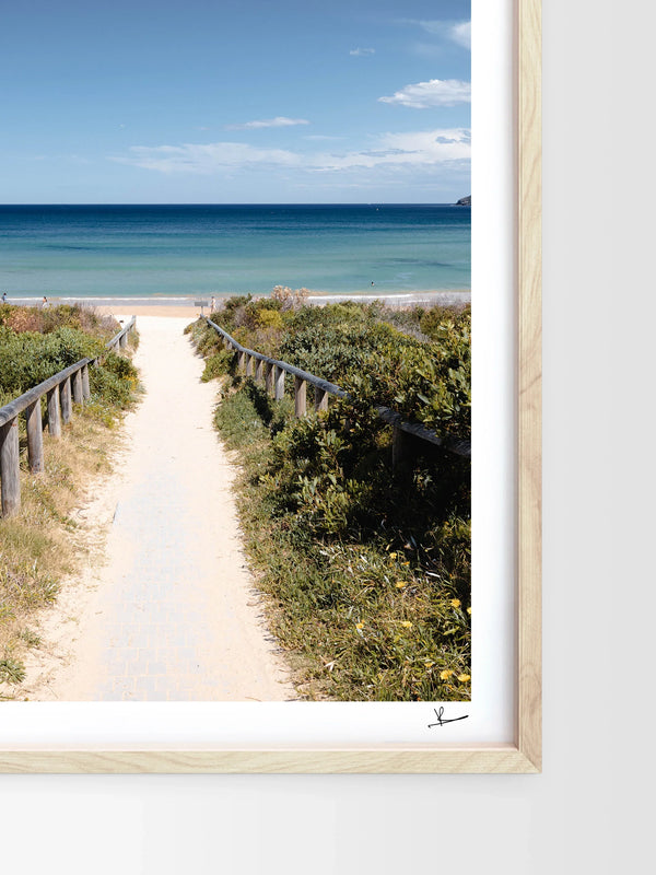 Off to the Beach - Freshwater Wall Art Print - Australia Unseen