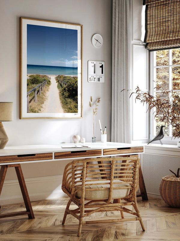 Off to the Beach - Freshwater Wall Art Print - Australia Unseen