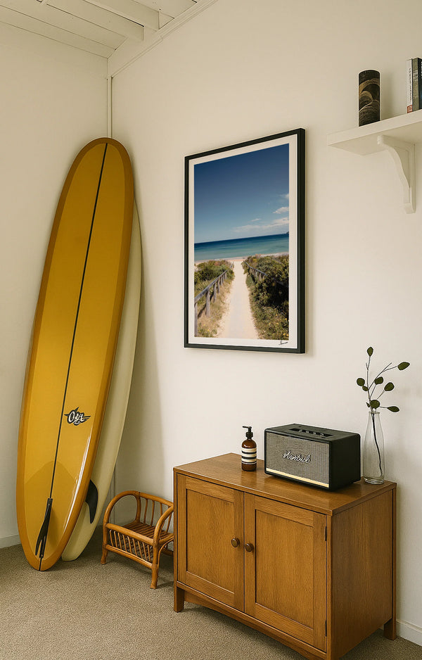 Off to the Beach - Freshwater Wall Art Print - Australia Unseen