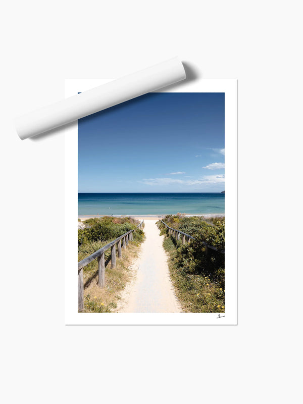 Off to the Beach - Freshwater Wall Art Print - Australia Unseen