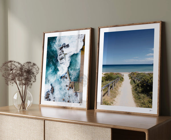 Off to the Beach - Freshwater Wall Art Print - Australia Unseen