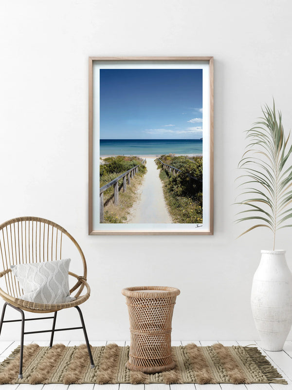 Off to the Beach - Freshwater Wall Art Print - Australia Unseen