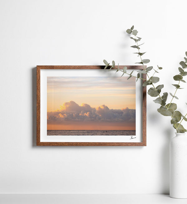 Paddle into Sunrise - Bondi Beach Wall Art Print - Australia Unseen