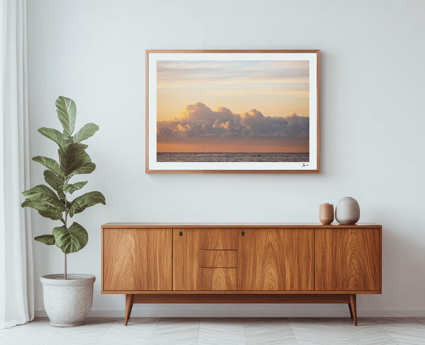 Paddle into Sunrise - Bondi Beach Wall Art Print - Australia Unseen