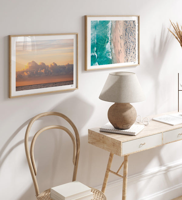 Paddle into Sunrise - Bondi Beach Wall Art Print - Australia Unseen