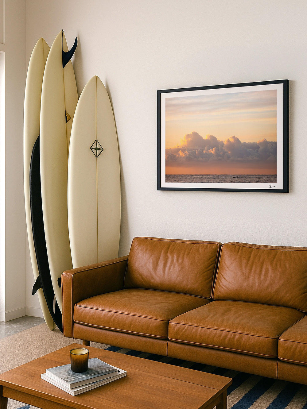 Paddle into Sunrise - Bondi Beach Wall Art Print - Australia Unseen