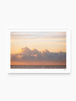 Paddle into Sunrise - Bondi Beach Wall Art Print - Australia Unseen
