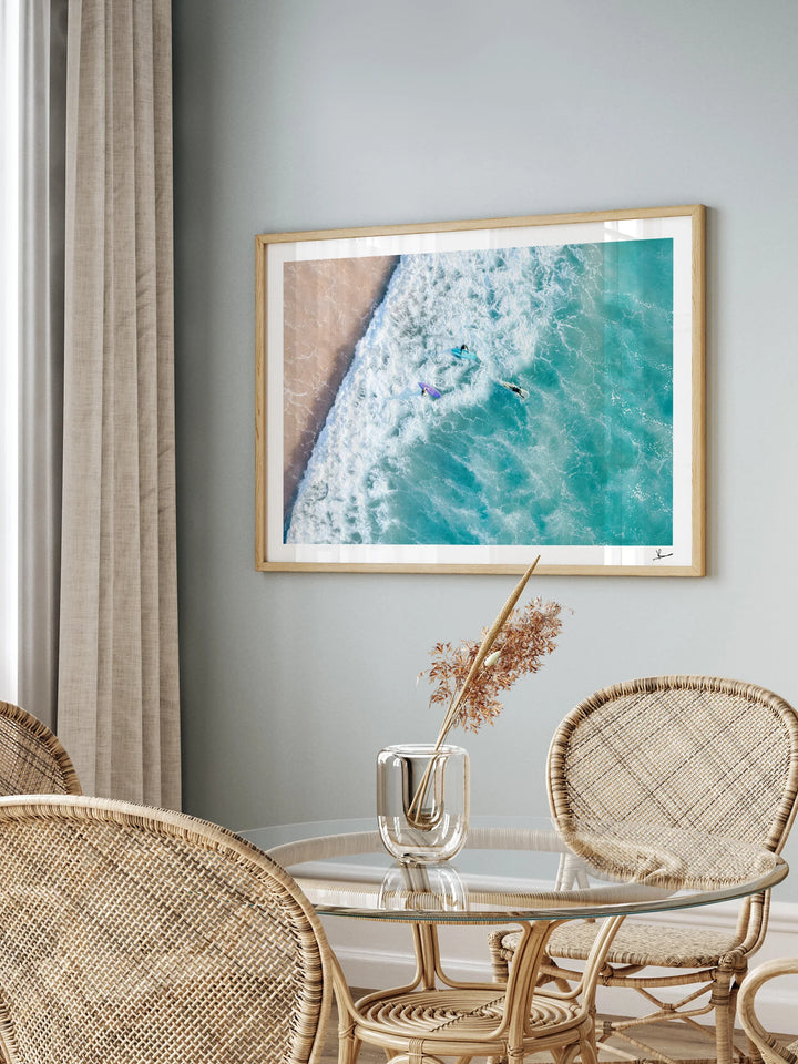 Paddle Out - Freshwater Beach Wall Art Print - Australia Unseen