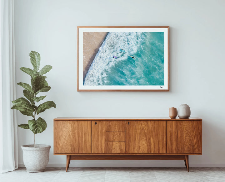Paddle Out - Freshwater Beach Wall Art Print - Australia Unseen