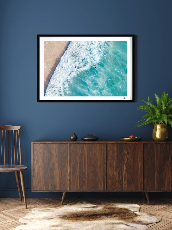 Paddle Out - Freshwater Beach Wall Art Print - Australia Unseen