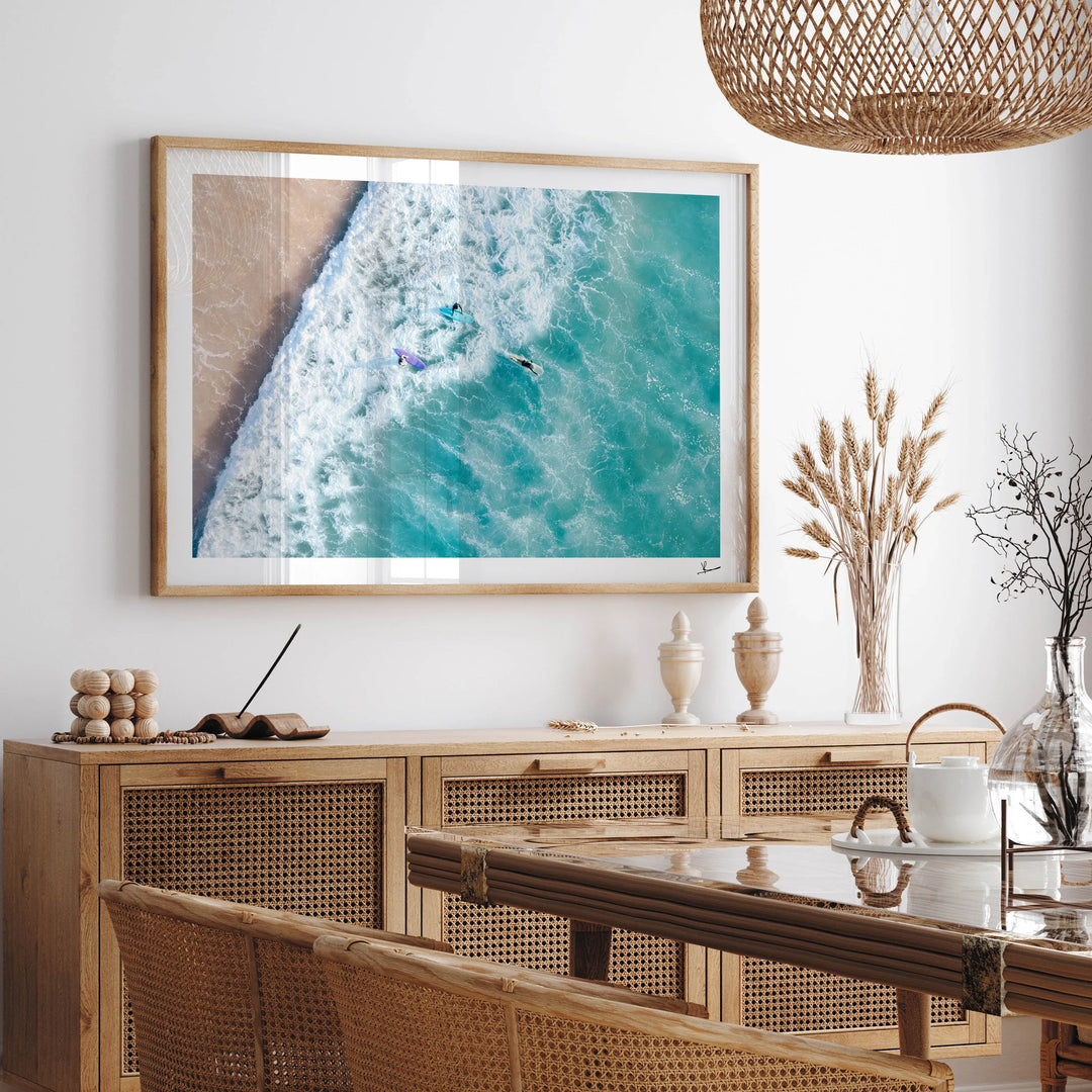 Paddle Out - Freshwater Beach Wall Art Print - Australia Unseen