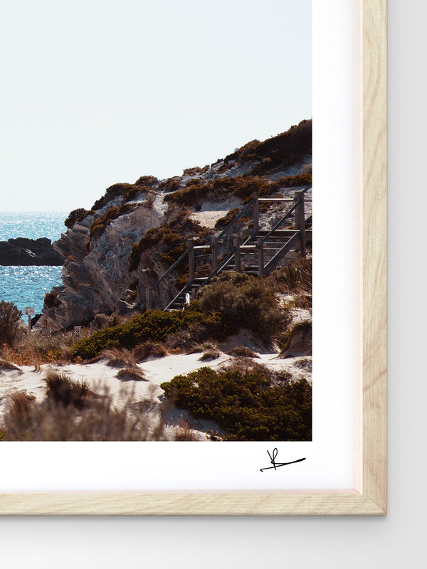 Pinky Beach 02 - Wall Art Print - Australia Unseen