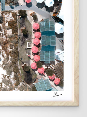 Pinky Beach Club 01 - Wall Art Print - Australia Unseen