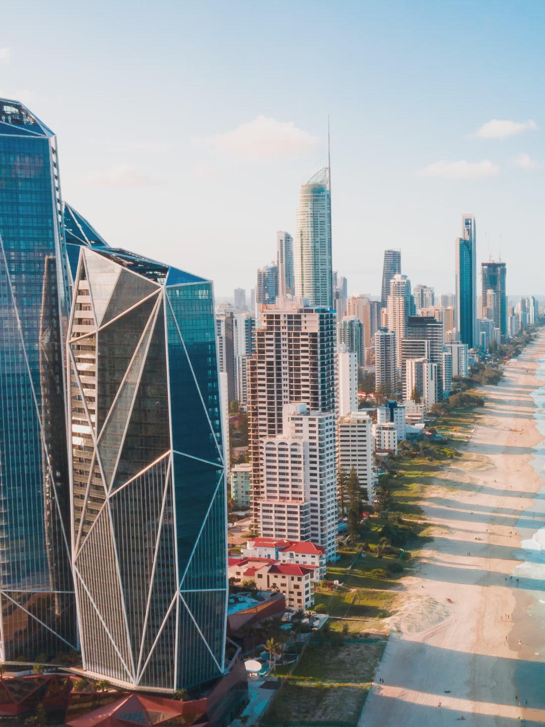 Gold Coast 02 - Shadows - Wall Art Print