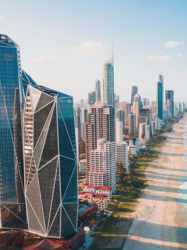 Gold Coast 02 - Shadows - Wall Art Print