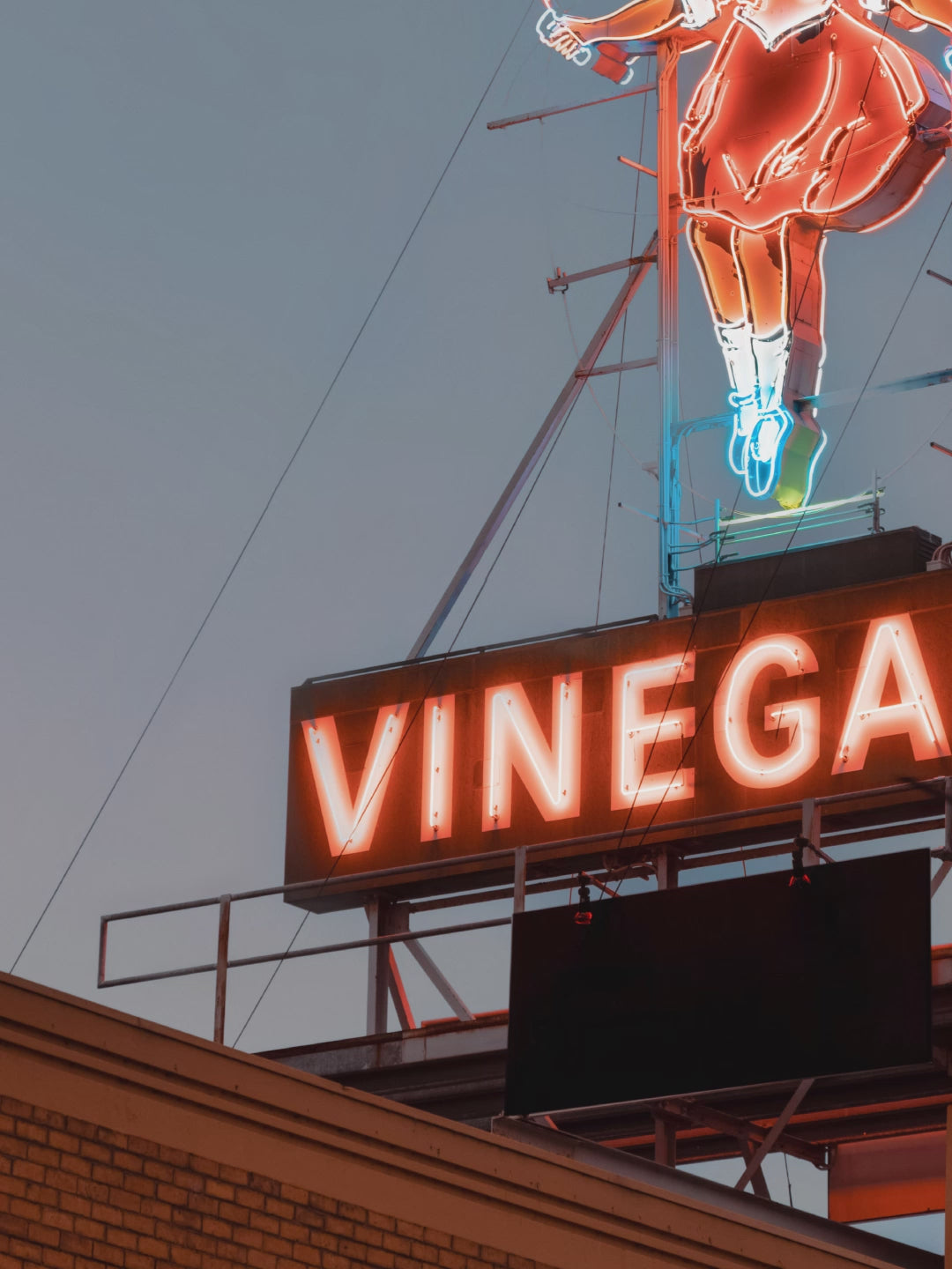The Skipping Girl (Vinegar Sign) - Melbourne Wall Art Print