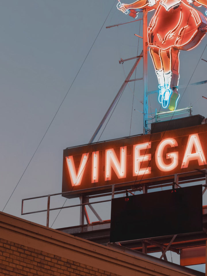 The Skipping Girl (Vinegar Sign) - Melbourne Wall Art Print