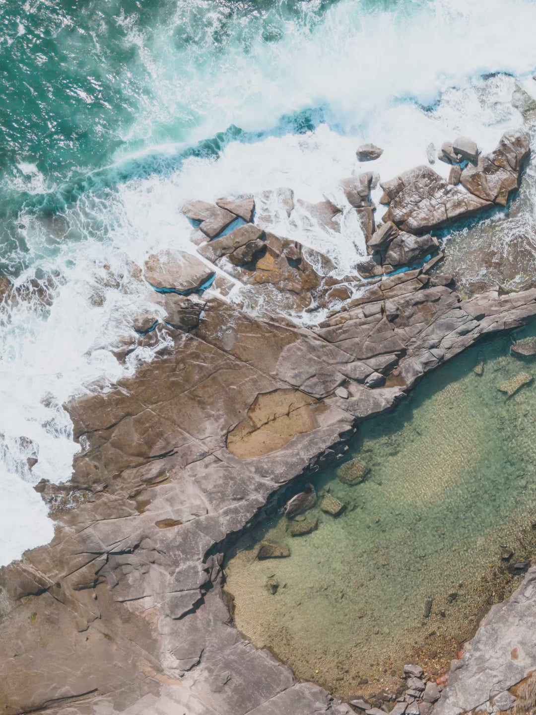 Angourie Rock Pool 02 - Wall Art Print