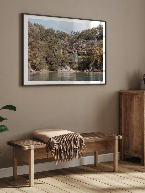 Refuge Bay Waterfall – Hawkesbury River Wall Art Print - Australia Unseen