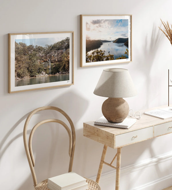 Refuge Bay Waterfall – Hawkesbury River Wall Art Print - Australia Unseen