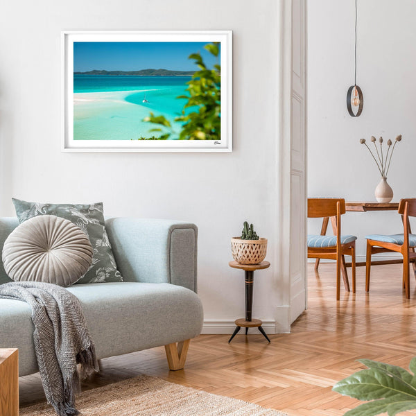 Sailing in Paradise - Hill Inlet - Whitsundays Wall Art Print - Australia Unseen