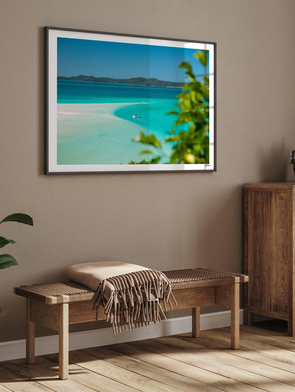 Sailing in Paradise - Hill Inlet - Whitsundays Wall Art Print - Australia Unseen