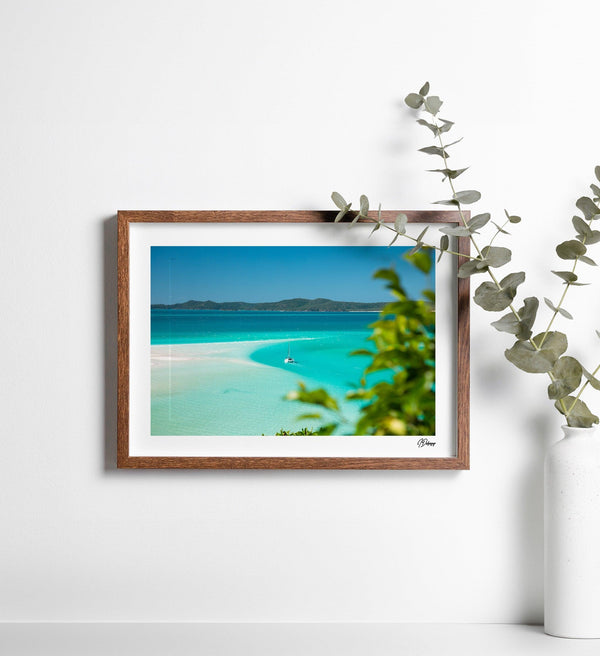 Sailing in Paradise - Hill Inlet - Whitsundays Wall Art Print - Australia Unseen