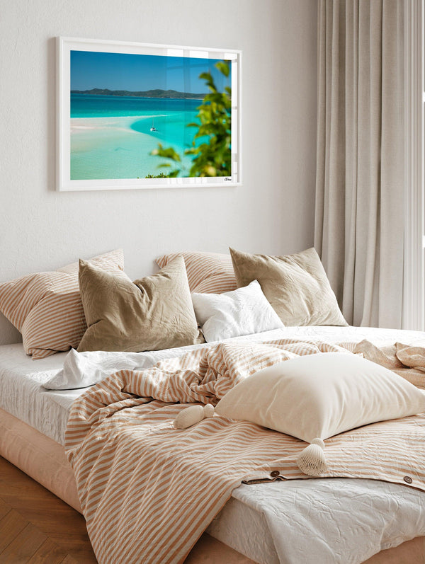 Sailing in Paradise - Hill Inlet - Whitsundays Wall Art Print - Australia Unseen