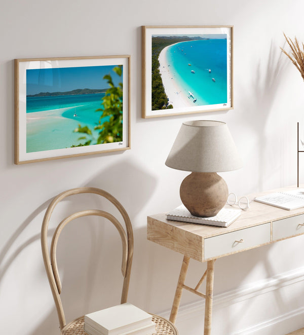 Sailing in Paradise - Hill Inlet - Whitsundays Wall Art Print - Australia Unseen