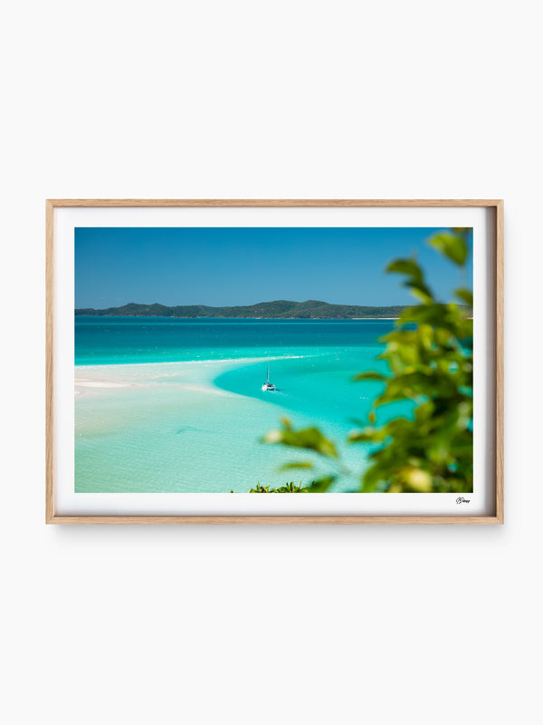 Sailing in Paradise - Hill Inlet - Whitsundays Wall Art Print - Australia Unseen