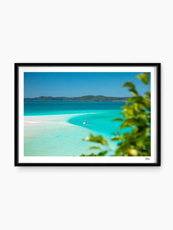 Sailing in Paradise - Hill Inlet - Whitsundays Wall Art Print - Australia Unseen