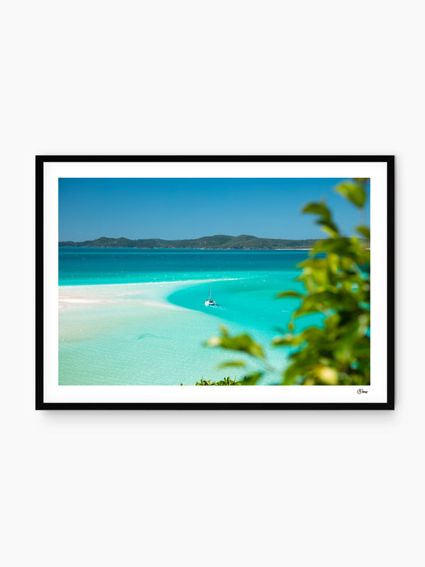 Sailing in Paradise - Hill Inlet - Whitsundays Wall Art Print - Australia Unseen