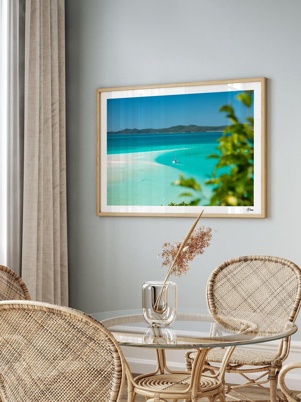 Sailing in Paradise - Hill Inlet - Whitsundays Wall Art Print - Australia Unseen