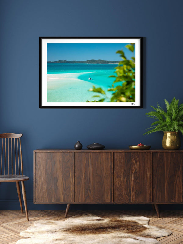 Sailing in Paradise - Hill Inlet - Whitsundays Wall Art Print - Australia Unseen