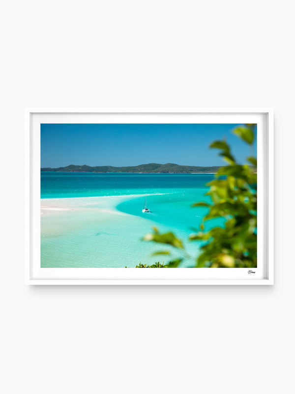 Sailing in Paradise - Hill Inlet - Whitsundays Wall Art Print - Australia Unseen