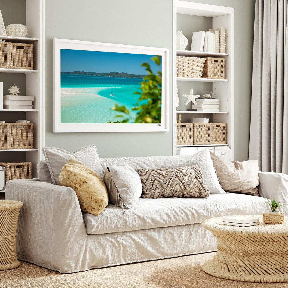 Sailing in Paradise – Hill Inlet – Whitsundays Wall Art Print - Australia Unseen