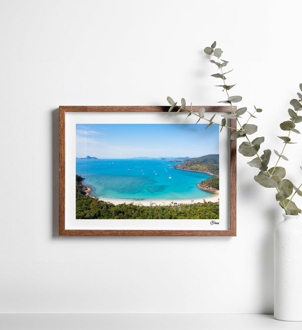 Sailing into Stillness - Chance Bay - Whitsundays Wall Art Print - Australia Unseen