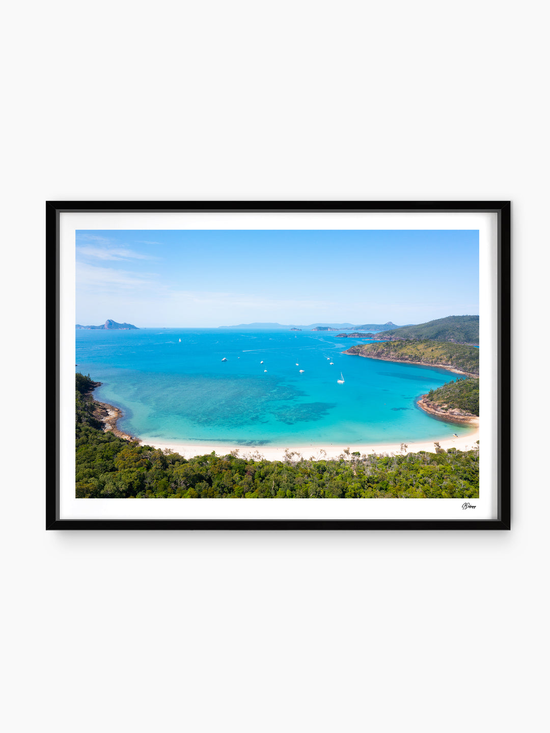 Sailing into Stillness - Chance Bay - Whitsundays Wall Art Print - Australia Unseen