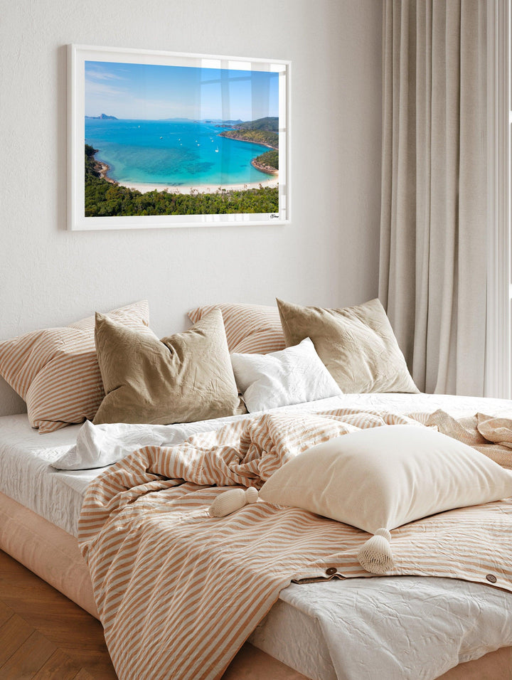 Sailing into Stillness – Chance Bay – Whitsundays Wall Art Print - Australia Unseen