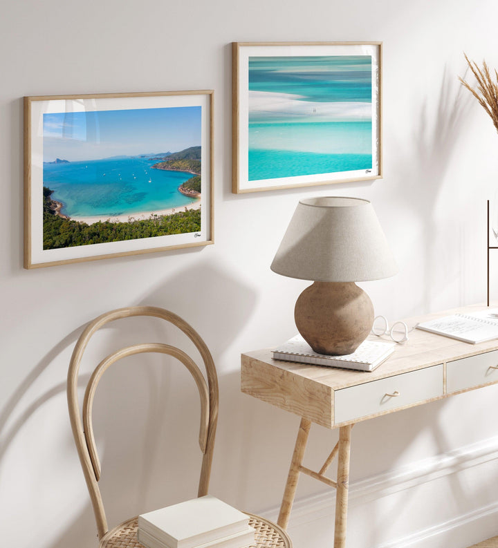 Sailing into Stillness – Chance Bay – Whitsundays Wall Art Print - Australia Unseen