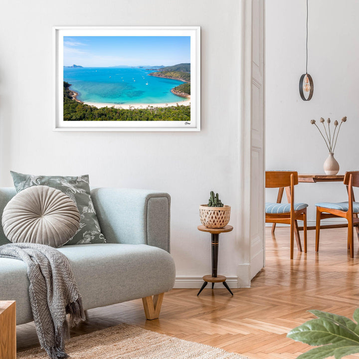 Sailing into Stillness – Chance Bay – Whitsundays Wall Art Print - Australia Unseen