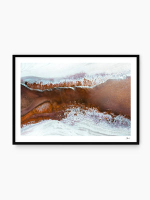 Salt Lake — minimalist wall art print by Vincent Rommelaere · Australia Unseen