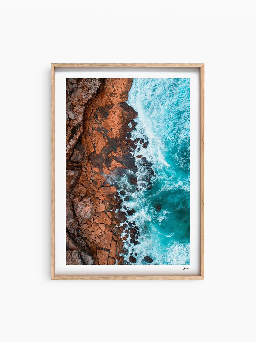 Salty Rock 01 - Wall Art Print - Australia Unseen