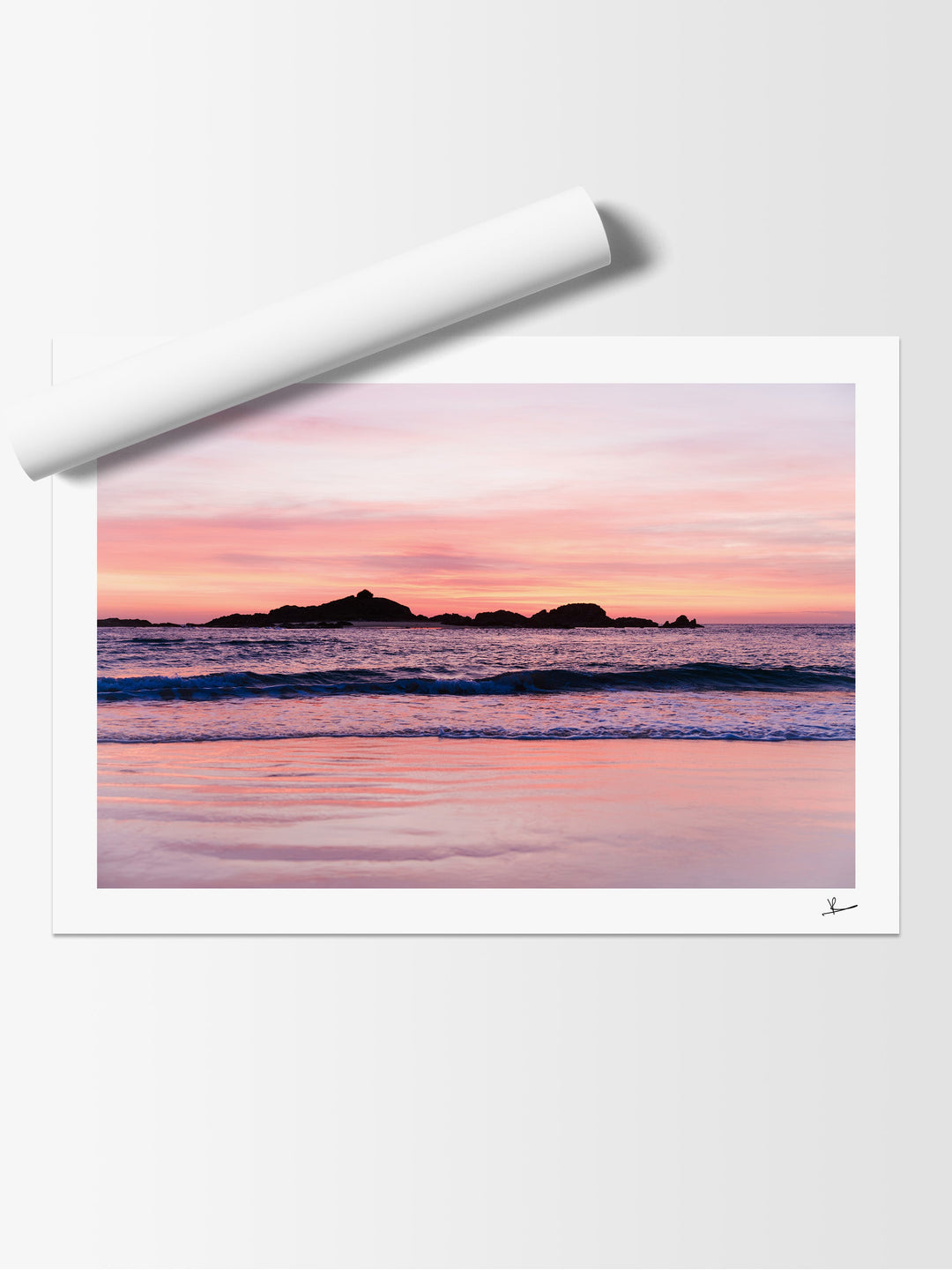 Sawtell Island Sunrise 01 - Wall Art Print - Australia Unseen