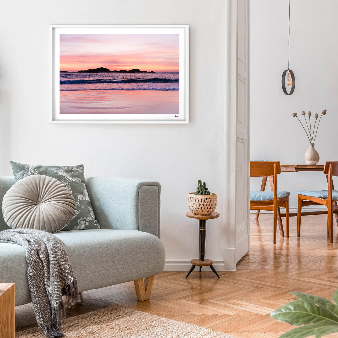 Sawtell Island Sunrise 01 - Wall Art Print - Australia Unseen