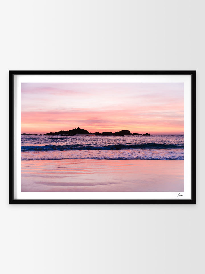 Sawtell Island Sunrise 01 - Wall Art Print - Australia Unseen