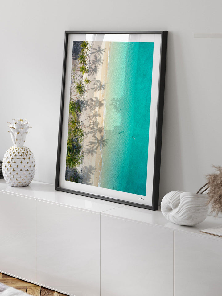 Shadows & Palms – Whitsundays Wall Art Print - Australia Unseen