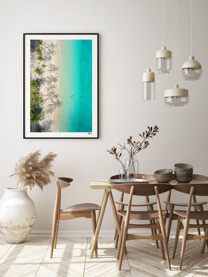 Shadows & Palms – Whitsundays Wall Art Print - Australia Unseen