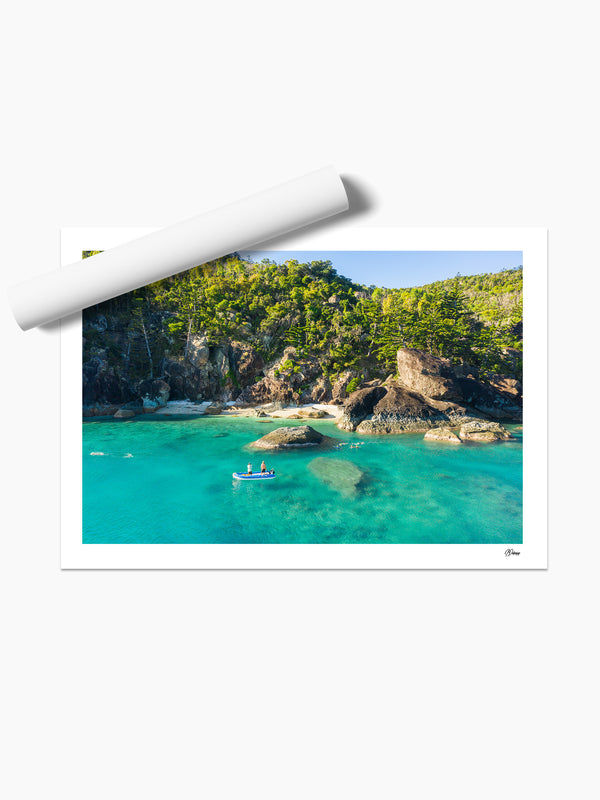 Snorkel Dreams - Luncheon Bay - Whitsundays Wall Art Print - Australia Unseen